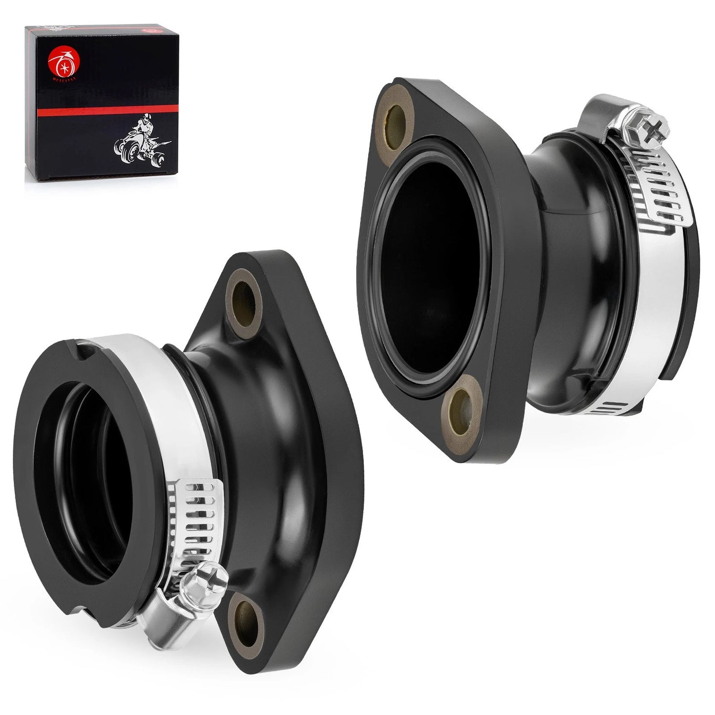 Carburetor Mounting Flange 2pcs/set for Polaris Sport 1987-1999