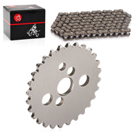 Cam Sprocket 28T & Chain 25H-88L for Honda XR80R/CRF80F