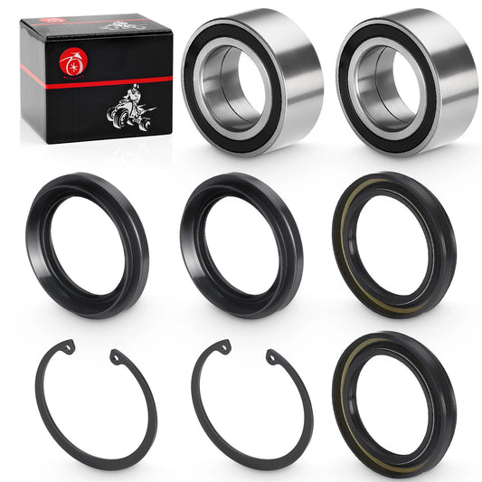 Rear Wheel Bearings & Circlip Seal Kit for Honda Rincon TRX650/TRX680 4X4
