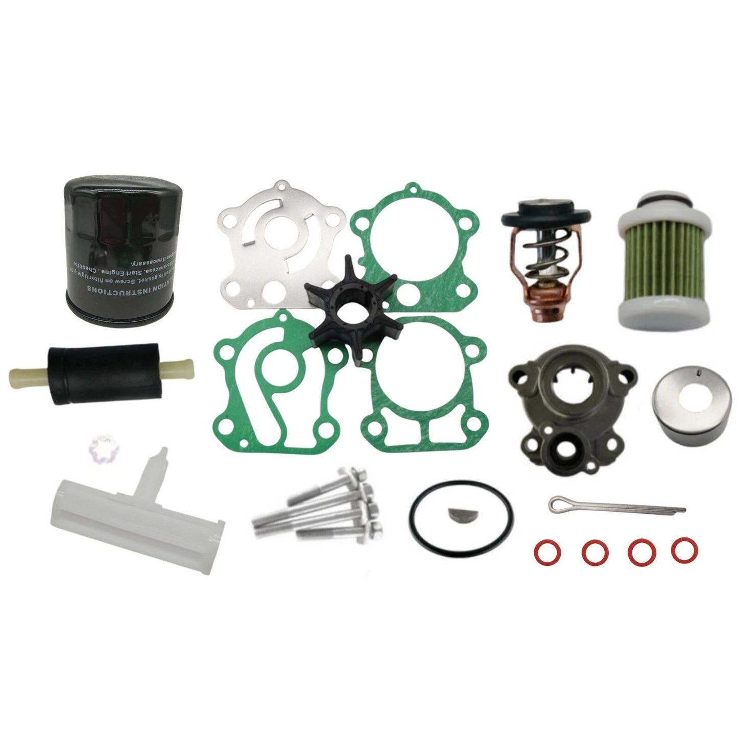 Outboard Maintenance Kit for Yamaha 4-Stroke 100HP F100D with Thermostat/Filter