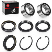 Rear Wheel Bearings & Circlip Seal Kit for Honda Rincon TRX650/TRX680 4X4