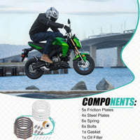 Heavy Duty Clutch Kit w/Gasket for Kawasaki KLX110L 2010-2024