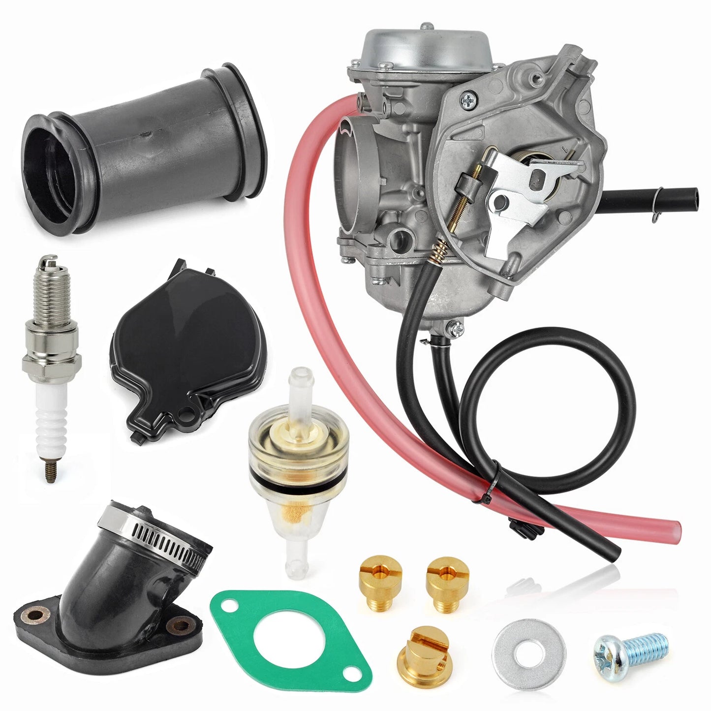 Carburetor W Intake Manifold Boot for Arctic Cat 300 2x4/4x4 (2001-2005)