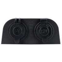 12/24V USB Charger Combo with Power Socket for Boat/Caravan/4WD