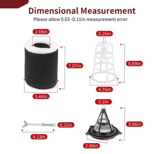 Air Filter & Holder Cage Guide Bolt for Yamaha YFZ450 (2004-2009, 2012-2013, 2017)