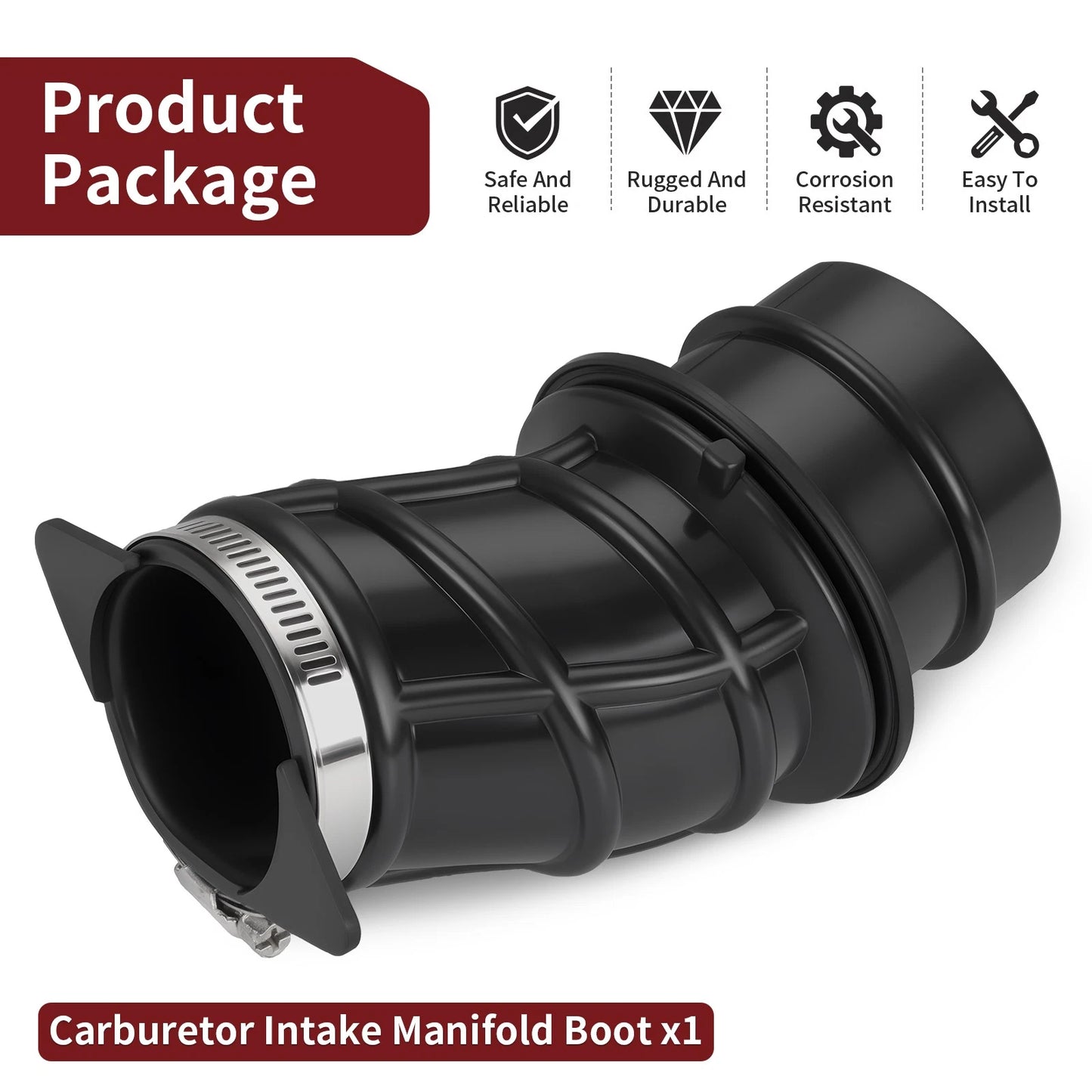 Carburetor Intake Manifold Boot for Polaris Trail Boss/Blazer 330 (2010-2013)