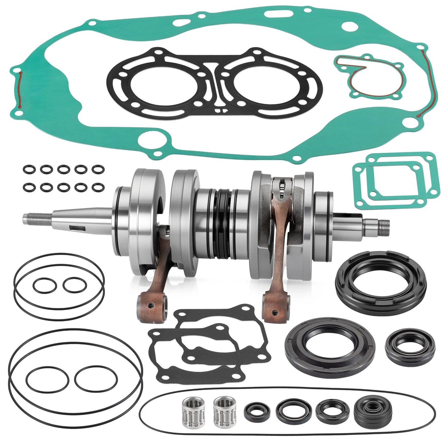 110mm Long Rod Stroker Crankshaft Gaskets for Yamaha Banshee YFZ 350 (1986-2006)