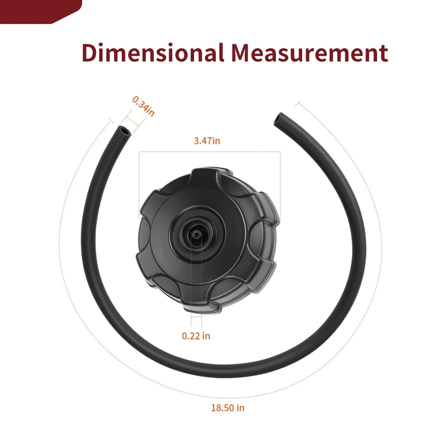 Fuel Tank Cap Tube for Kawasaki Prairie 360 2x4/4x4 (2003-2013)
