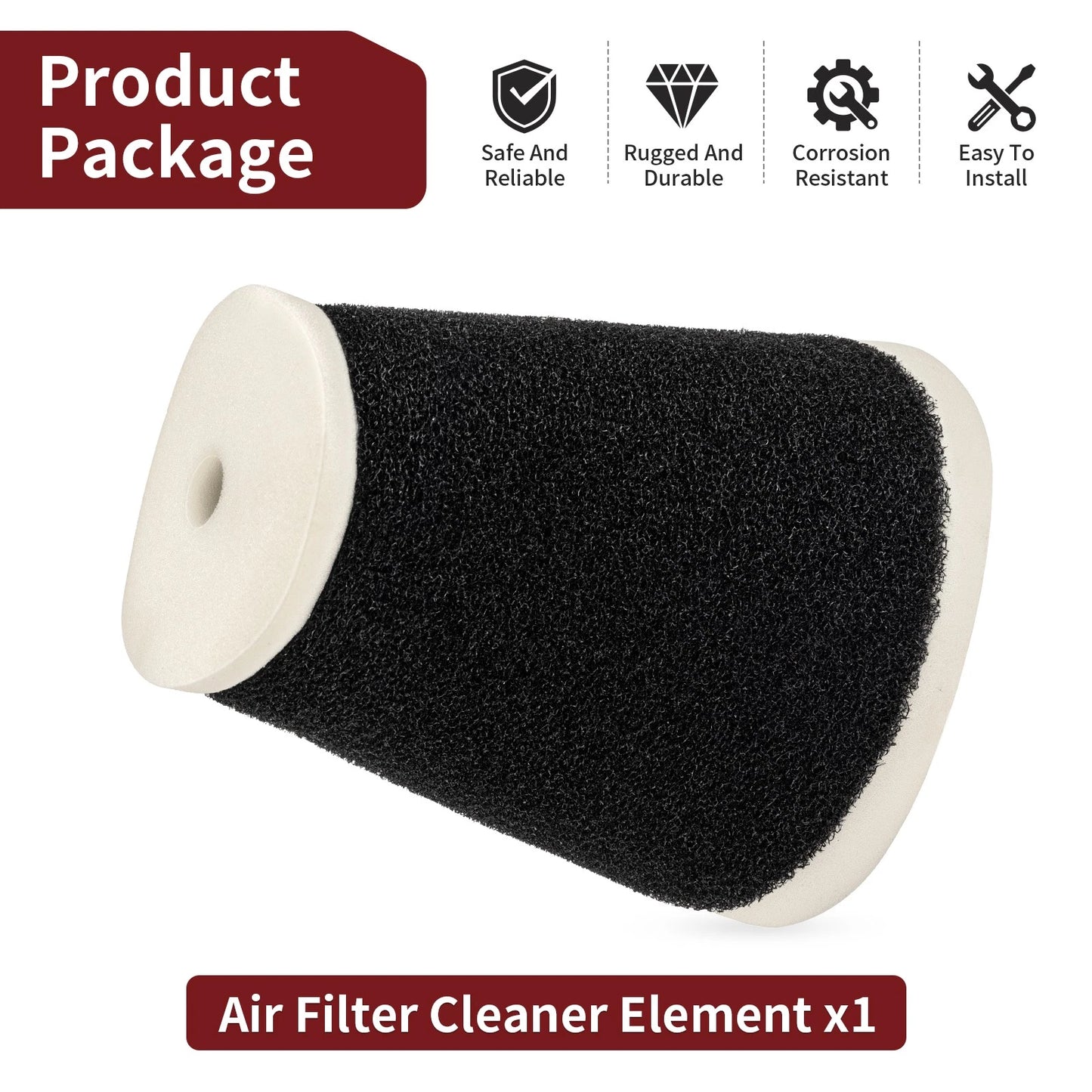 Yamaha Element Air Filter for BW200 200 Big Wheel (1986-1988)