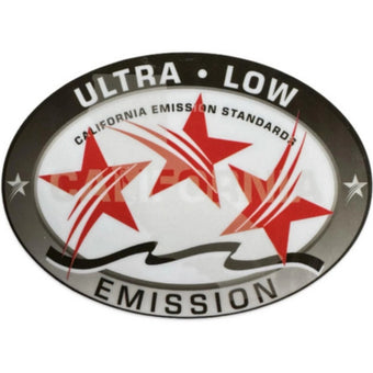 compare product Ultra Low Emission Outboard Graphic Sticker Decal for California - Red