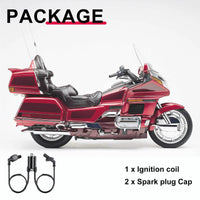 Ignition Coil & Spark Plug Cap for Honda GL1500 Gold Wing/Valkyrie (1988-2003)