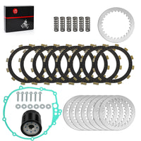 Clutch Friction Steel Plates Spring w/ Gasket for Yamaha YZF-R6 2003-2005