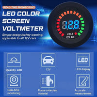 High Quality Ship Voltmeter Battery Fuel Gauge 5-15V for Marine Use