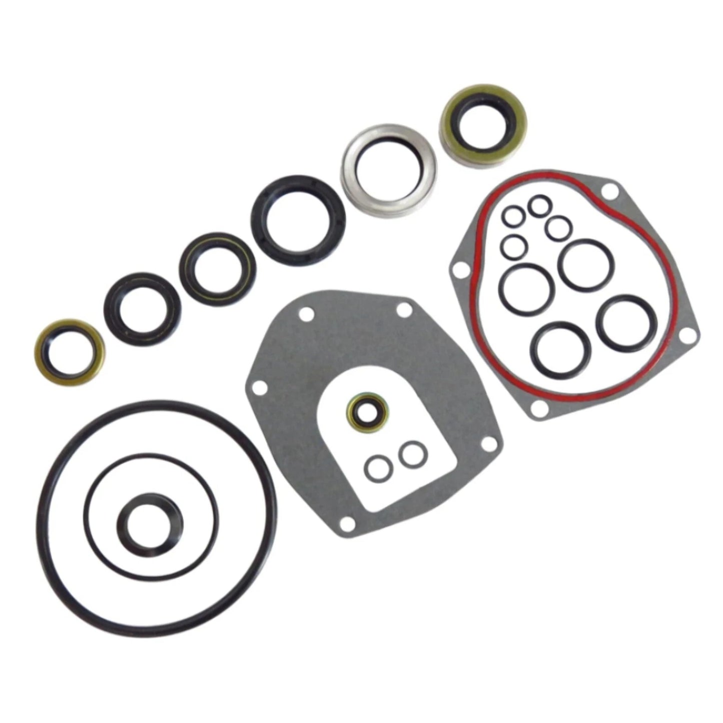 Lower Unit Gearcase Seal Kit for Mercruiser Alpha Gen II 1991-2019