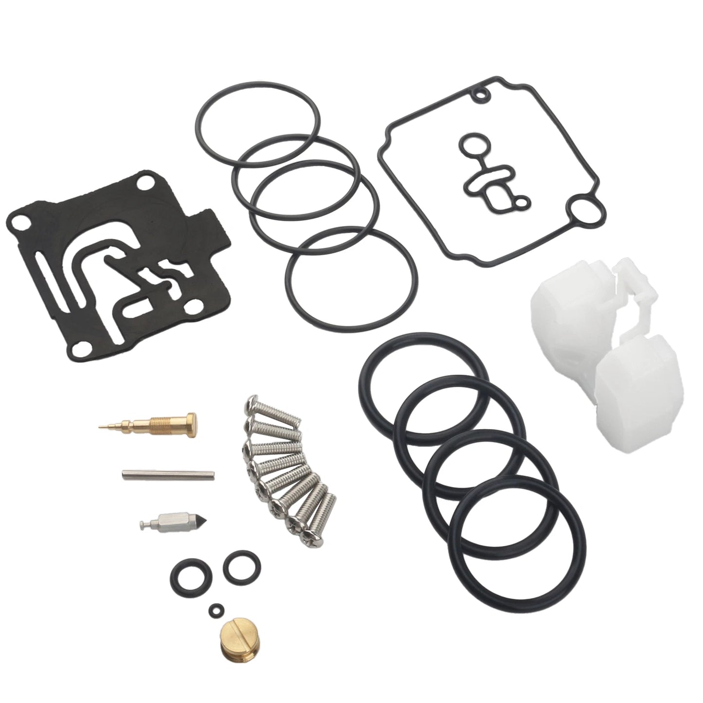 4X Carburetor Repair Kit for Yamaha 4-Stroke 40-50HP Models 62Y-W0093