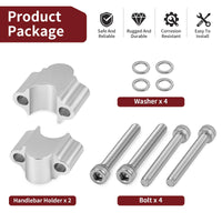 30mm Handlebar Risers 7/8" Clamp Kit for Honda/Yamaha ATV/Dirt Bike