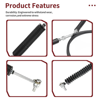 compare product Gear Selector Shift Cable for Polaris Ranger Crew 800 4x4 (2010-2014)