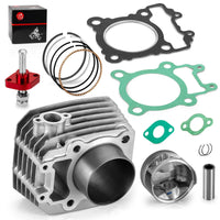 Kawasaki Bayou Cylinder Jug Top End Rebuild Gasket Piston Ring Set