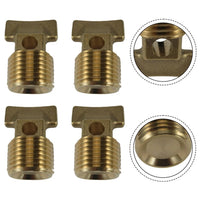 12 Inch Brass Boat Drain Stopper Set of Four for Standard 12 NPT Threads