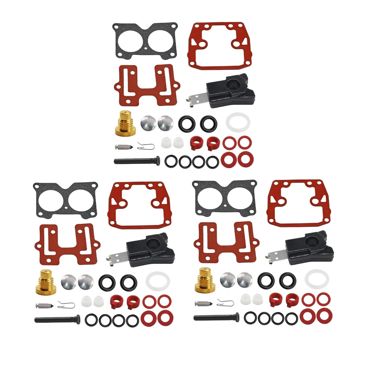 3X Carburetor Rebuild Kit for Johnson Evinrude V4 85-140HP