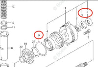 Lower Unit Gearcase Seal Kit for Suzuki 35-60HP Outboard