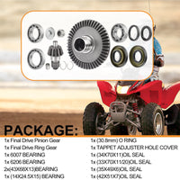 Rear Diff. Ring & Pinion Gear Bearings Kit for Honda Rancher TRX 350 FE/FM/TE/TM