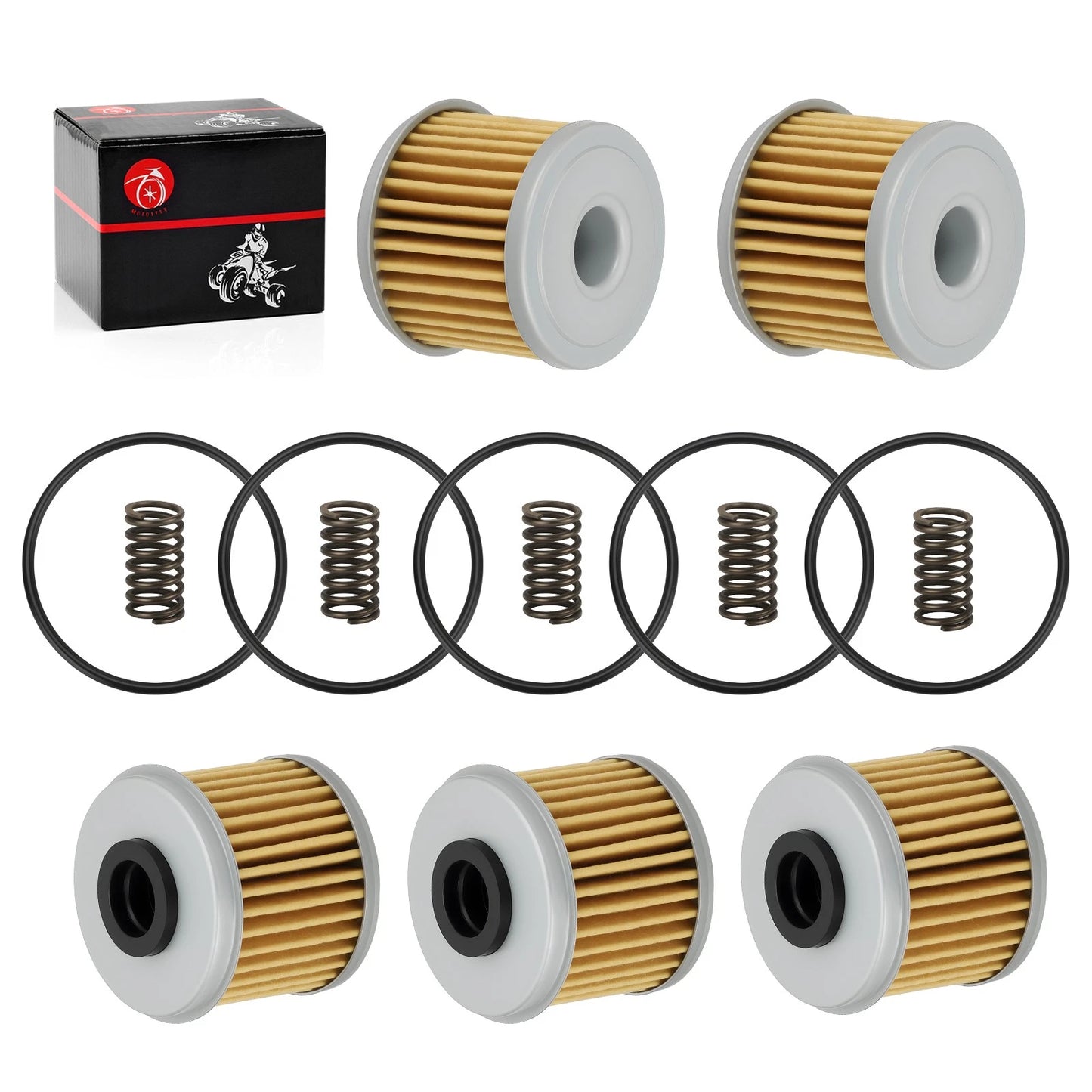 Oil Filter for Honda CRF150R/CRF150RB/CRF250R/CRF250X w/ O-Ring Spring