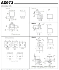 2PC Zettler Power Relay for Mercury Force CMC Trim 40-60HP
