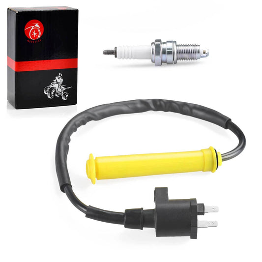 Ignition Coil & Spark Plug w/Cap for Honda XR250R (1996-2004)