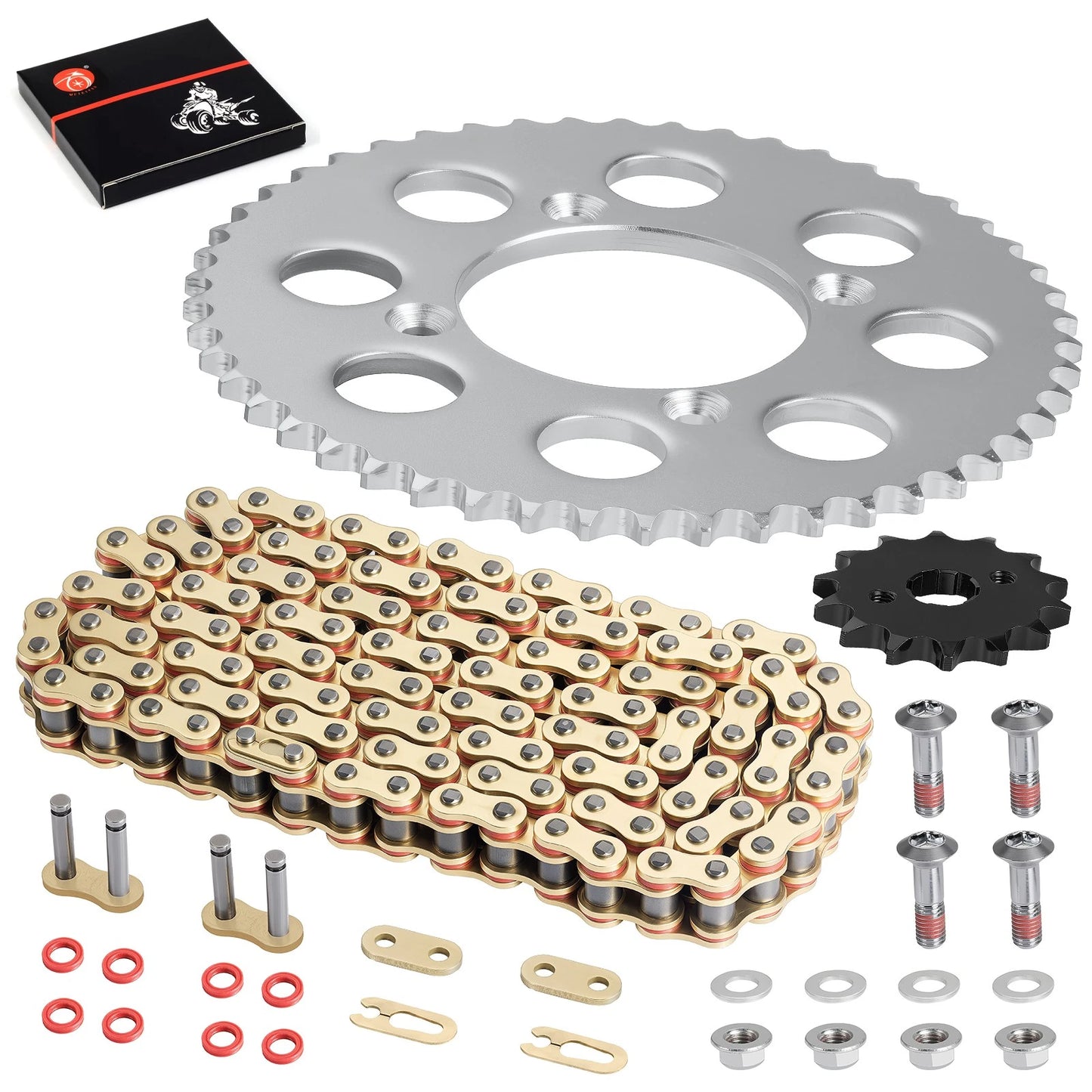 Drive Sprocket & Chain Kit for Honda XR100R/CRF100F 14/50T 428 X-Ring