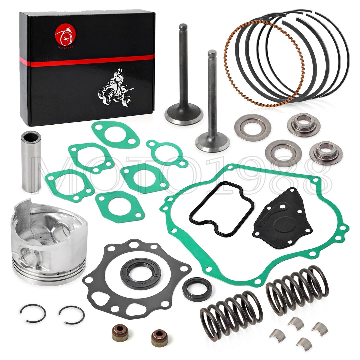Top End Rebuild Kit STD Piston Valve Gasket for Club Car DS/Precedent 290 CC