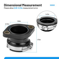 Rubber Intake Manifold Carb Boot for Polaris LTR 1988