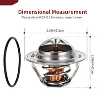 Thermostat w/O-Ring for Kawasaki Vulcan 1600 VN1600 A/B/D (2003-2008)
