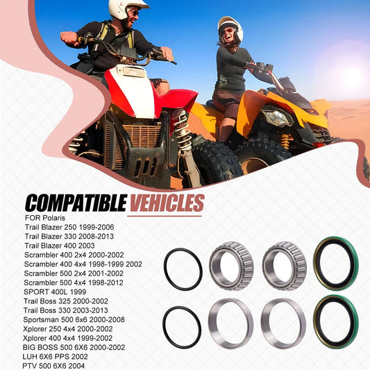 Rear Hub Bearing Seal Repair Kit for Polaris Trail Blazer 330/400 (2003-2013)