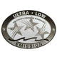 Ultra Low Emission Outboard Graphic Sticker Decal for OMC/BRP - Gray X2