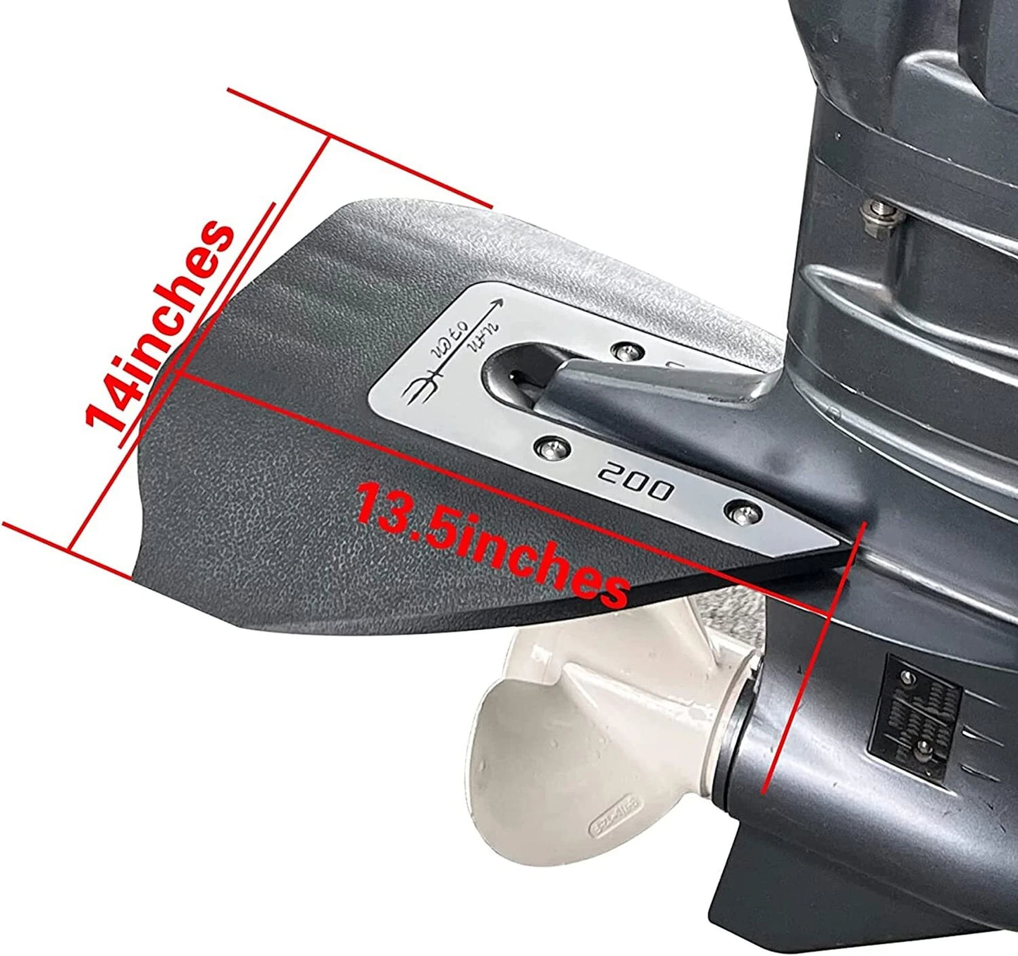 Hydrofoil Stabilizer for Yamaha/Mercury/Johnson Outboard 8-40 HP Engines