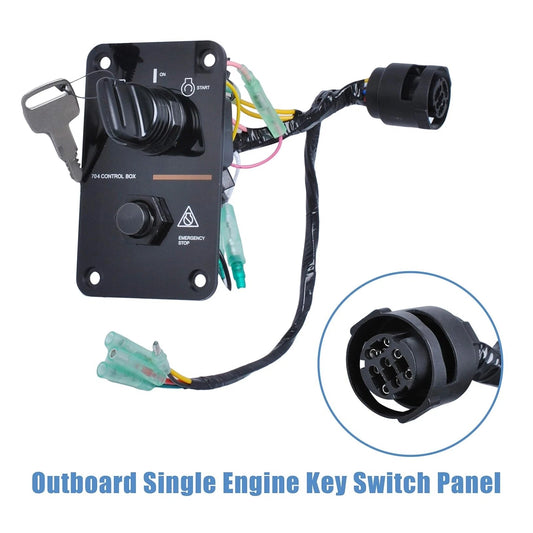 Yamaha Outboard Ignition Key Switch Panel for 70HP Models