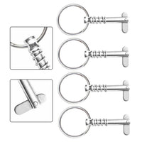 Spring Pins with Pull Rings for Practical Boat Awning Design