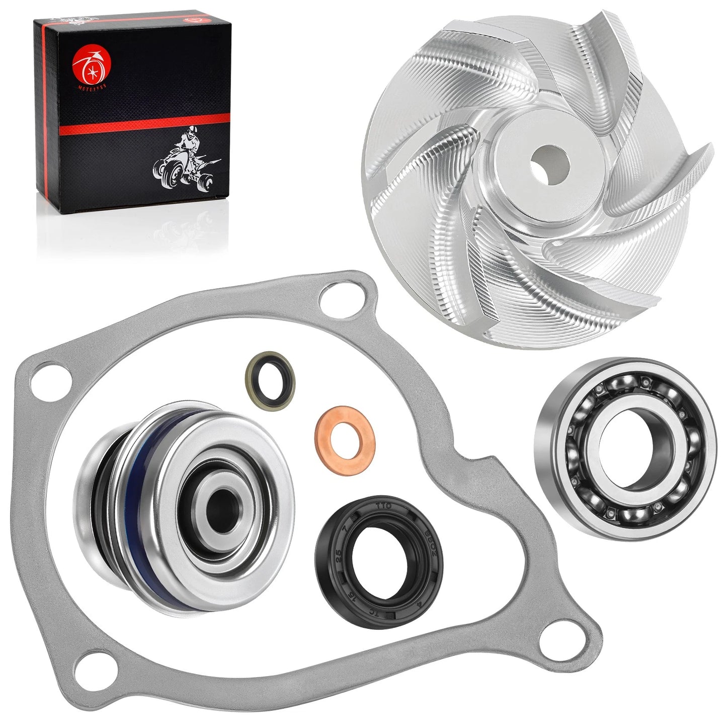 Water Pump Kit Impeller Bearing Seal Gasket for Polaris Sportsman 500 00-08