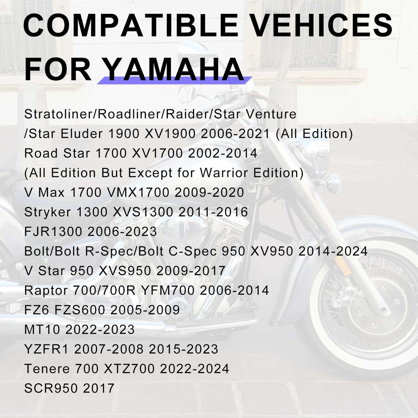 Fuel Pump Relay for Yamaha XV1900 (2006-2021) / XVS950 (2009-2017)