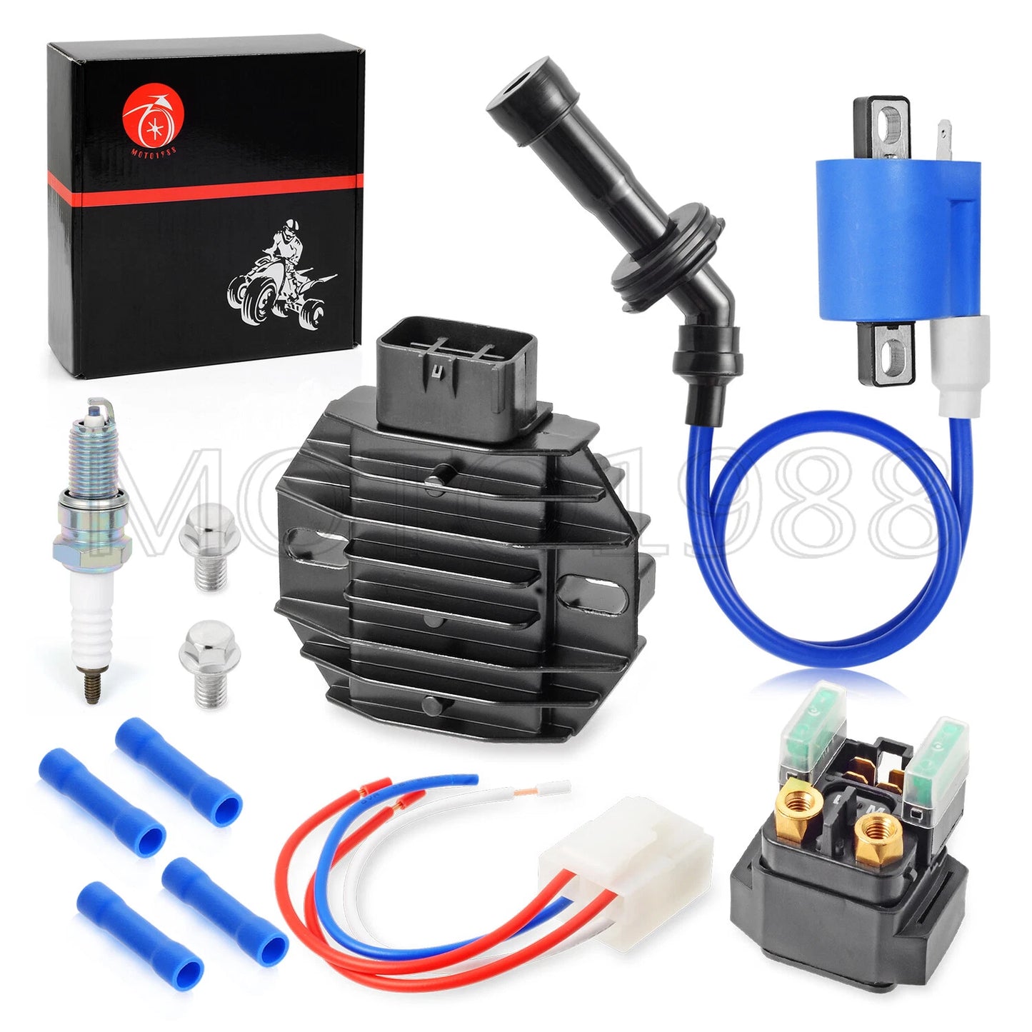 Ignition Coil Rectifier Starter Relay for Yamaha Raptor 660R (2001-2005)