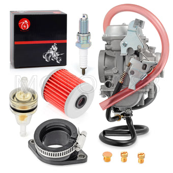 compare product Carburetor & Intake Boot for Kawasaki Bayou 300 KLF300 (1996-2005)