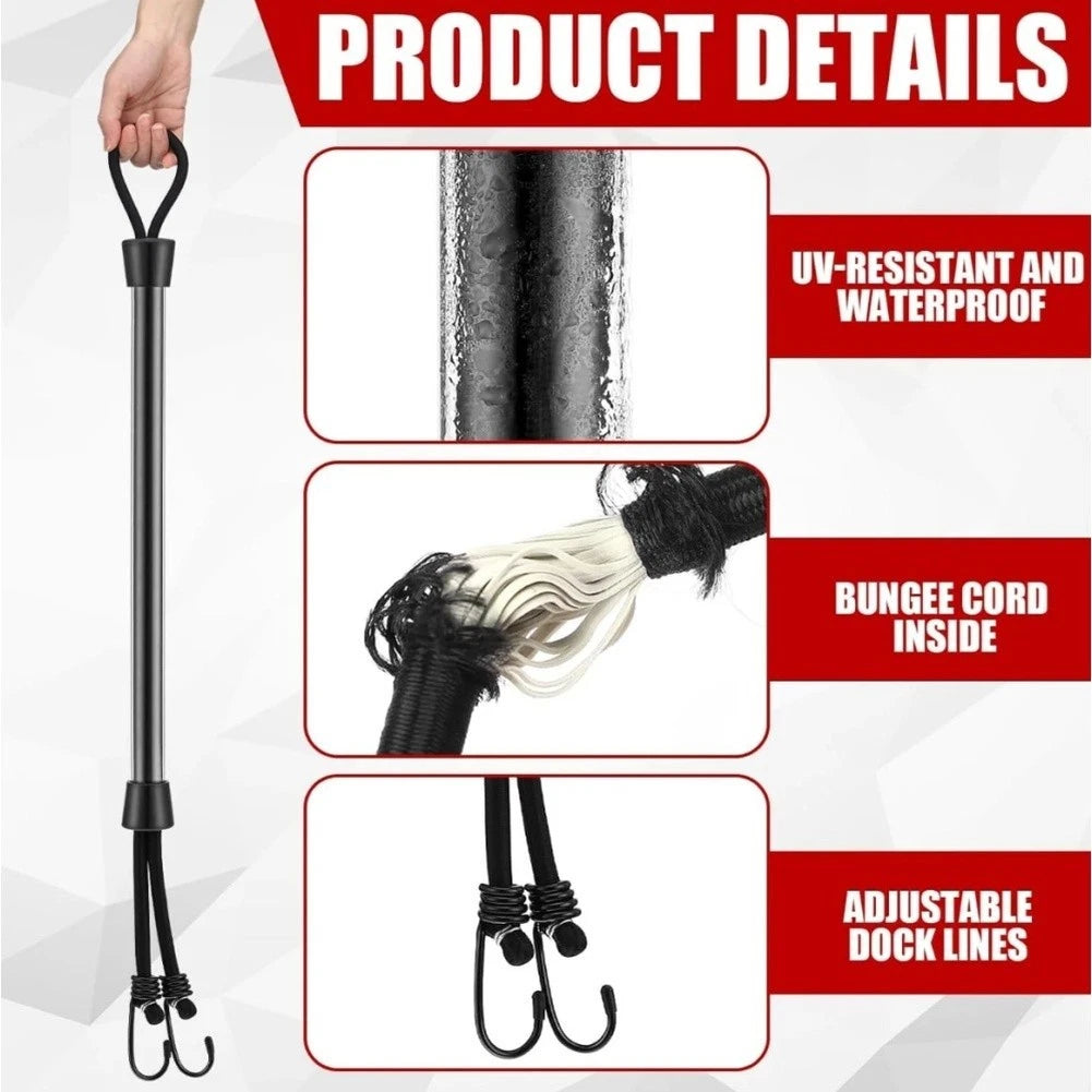 16 Inch Marine Bungee Dock Line with Shock Absorbing for Boats