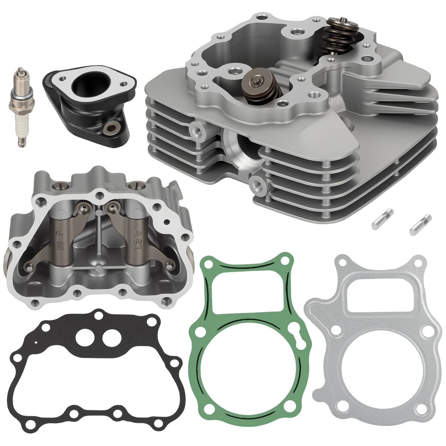 Cylinder Head Assembly w/ Cover Gasket for Honda Sportrax 250 TRX250EX 2003-2008