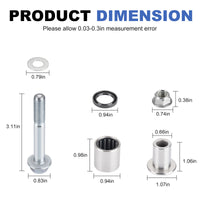 Front Upper A Arm Bushings Seal Kit for Suzuki Quadsport Z400 (2003-2008)