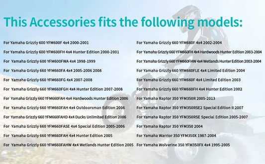 Air Filter & Cage Kit for Yamaha Warrior/Raptor/Wolverine 350 (1995-2006)