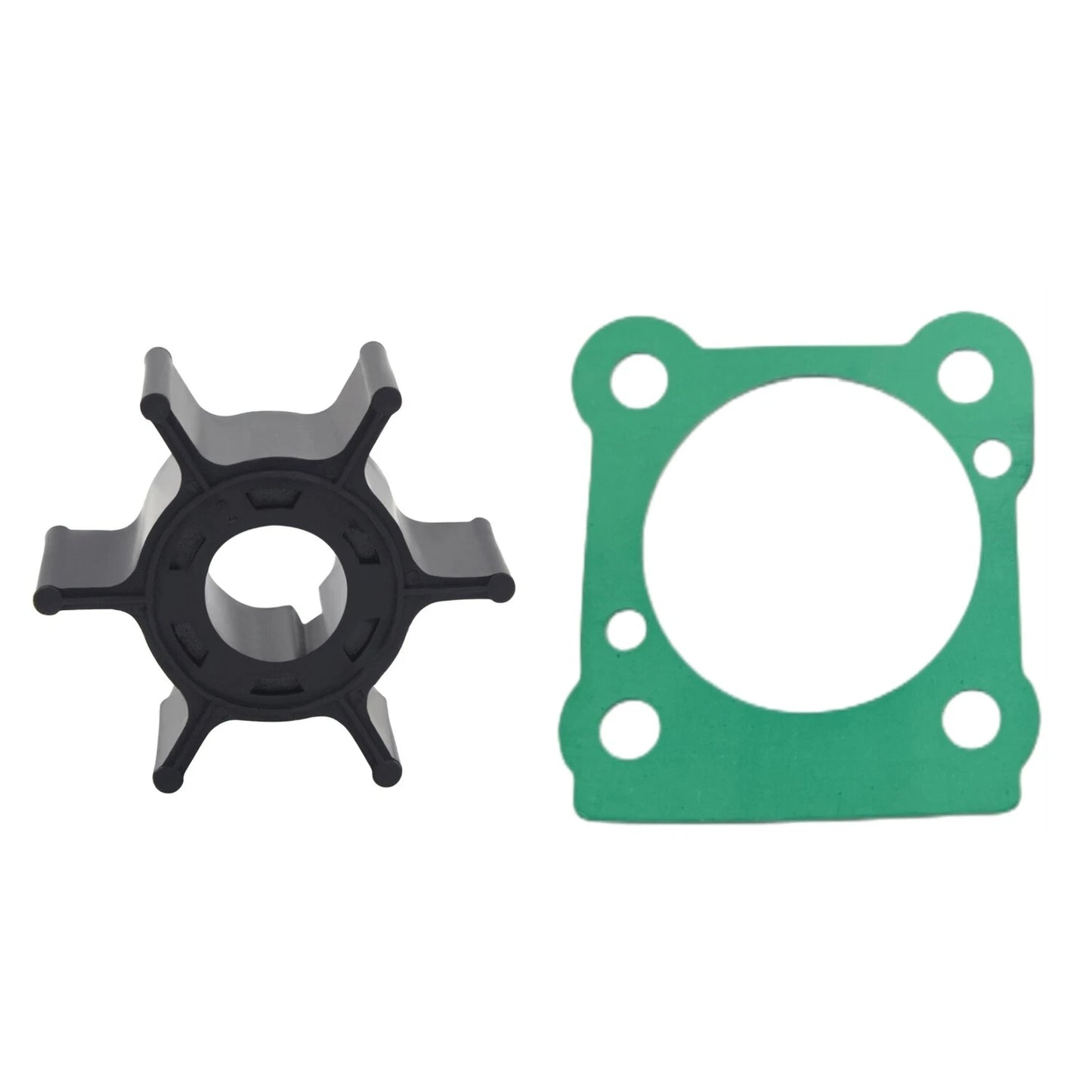 Water Pump Impeller & Gasket for Yamaha 2-Stroke 6/8HP Outboard