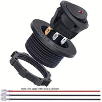 Toggle Switches 12V 20A with LED for Boat/Car Electrical Systems