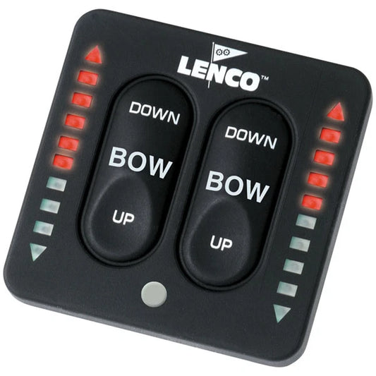 Lenco Trim Tab Switch Kit with LED Indicator for Various Models