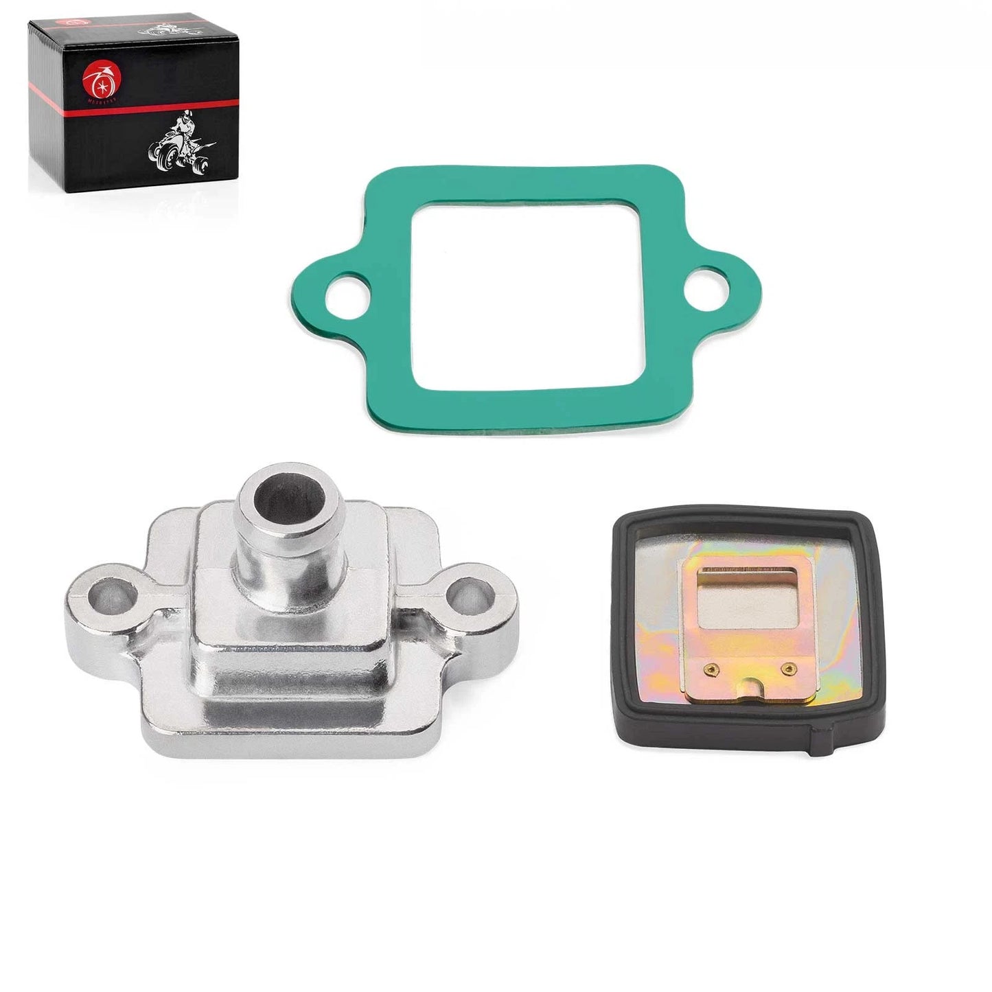 Air Breather Mach Cover Reed Valve Gasket Kit for Polaris RZR 570/800